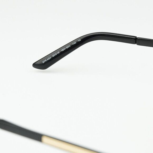 NEW Prada PRA54S 1BO90C Matte Black Yellow Unisex Pilot Sunglasses PR A54S - Picture 11 of 13